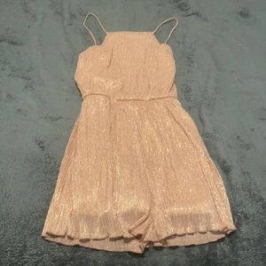 Rose gold romper